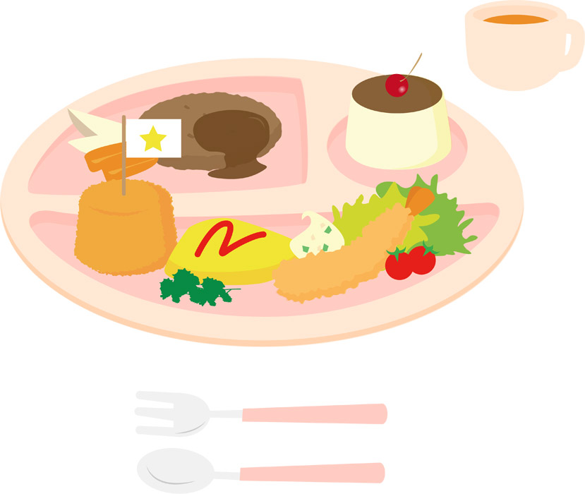 無料イラスト お子様ランチ パブリックドメインq 著作権フリー画像