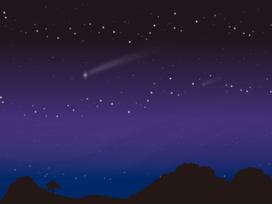 無料イラスト 星空の背景