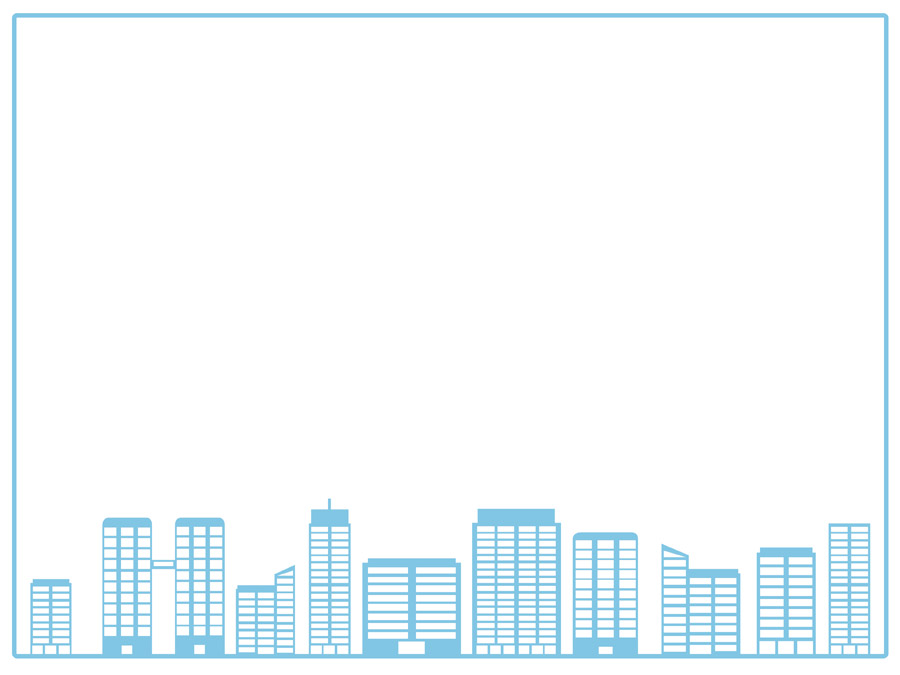 無料イラスト ビジネス街のフレーム パブリックドメインq 著作権フリー画像素材集