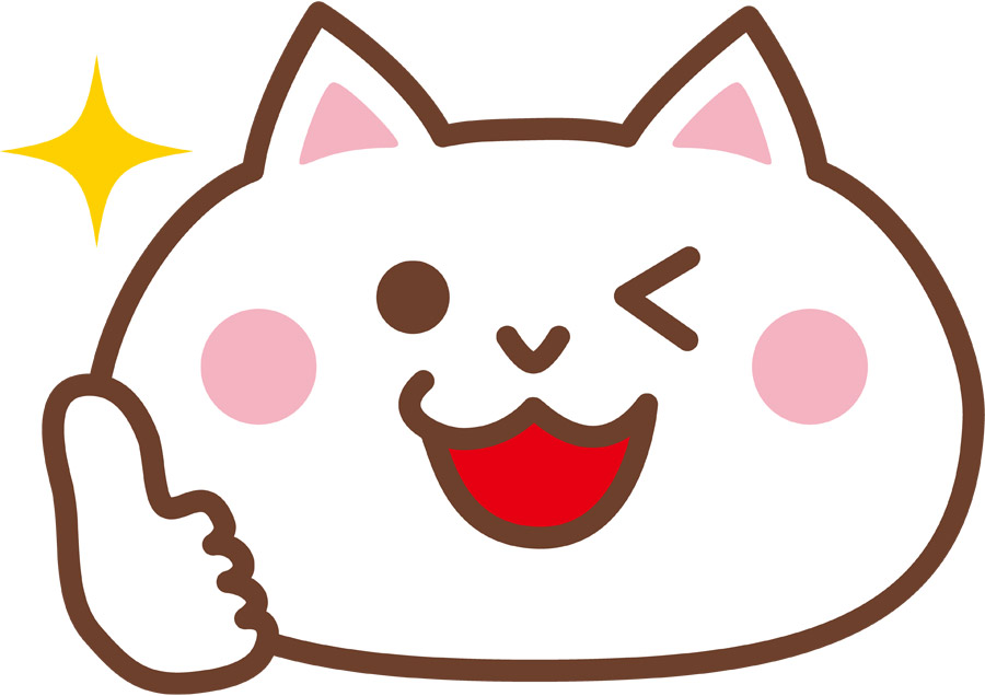 無料イラスト サムズアップするかわいいねこ パブリックドメインq 著作権フリー画像素材集