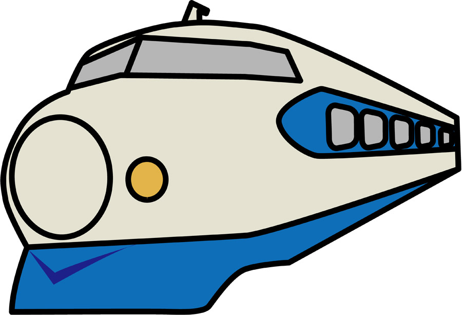 無料イラスト 新幹線0系電車 パブリックドメインq 著作権フリー