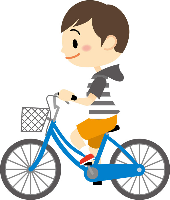 自転車 サイクリングのイラスト素材 イラスト無料 かわいい