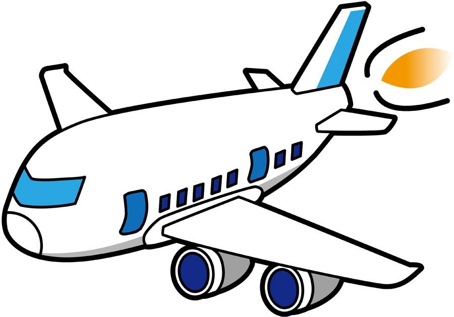 フリーイラスト, CC0 イラスト, ベクター, EPS, 乗り物（イラスト）, 航空機, 飛行機, 旅客機