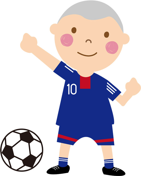 フリーイラスト サッカー少年 パブリックドメインq 著作権フリー画像素材集