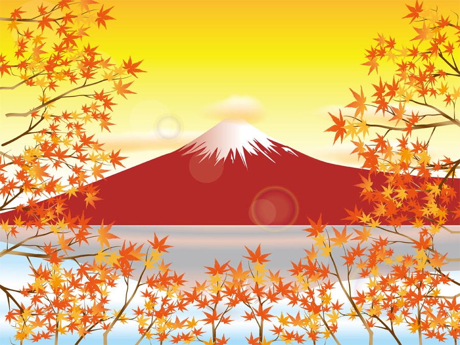 最も共有された イラスト 紅葉 山