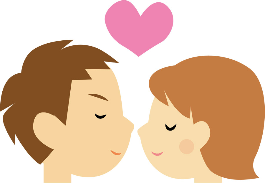 無料イラスト画像 最新カップル キス イラスト 画像