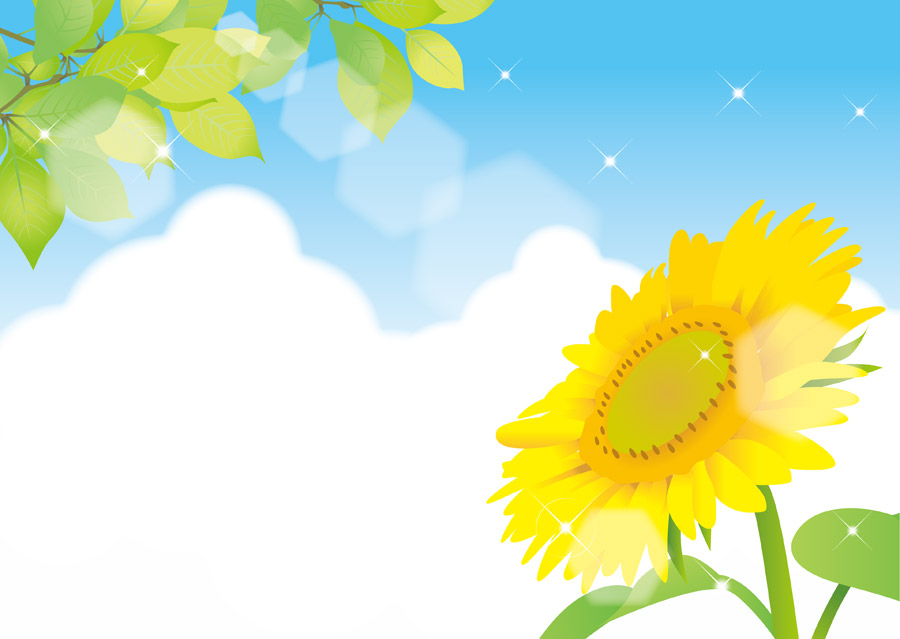 無料でダウンロード 夏空 イラスト 家のイラスト