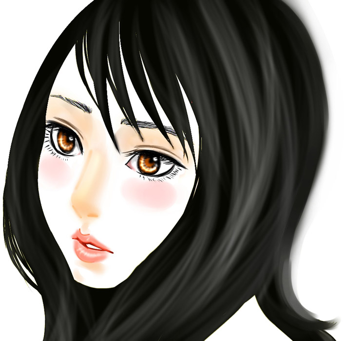 人物（イラスト）, 女性（イラスト）, 若い女性, 少女（イラスト）, 顔