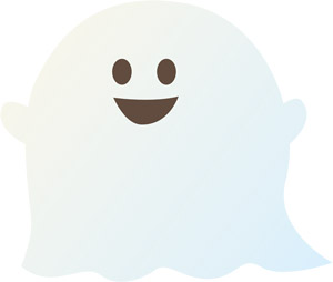 フリーイラスト かわいいおばけ