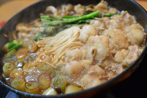 フリー写真 ホルモン鍋