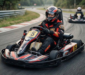 AI画像 レーシングカート