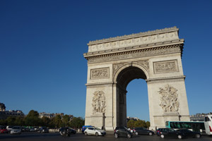 フリー写真 パリの凱旋門