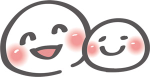 フリーイラスト 親子の顔