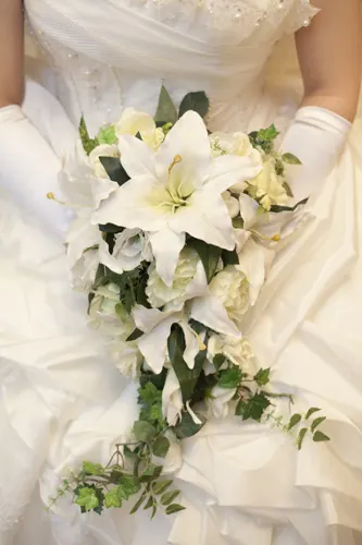 フリー写真, CC0 写真, 人物（写真）, 花嫁（新婦）, 結婚式, ブーケ, 人と花