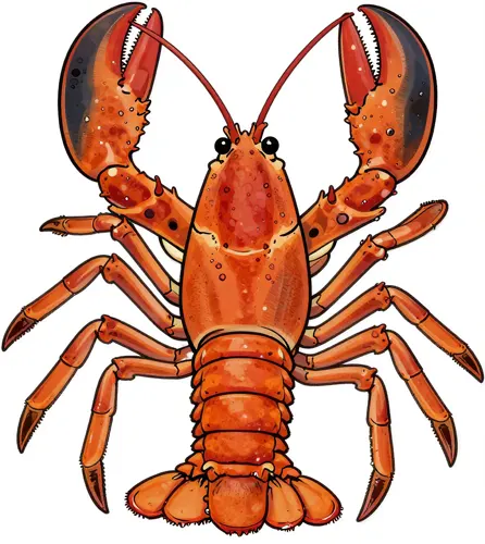 フリーAI画像, CC0 AI画像, イラスト（AI画像）, 動物（AI画像）, 甲殻類, 海老（エビ）