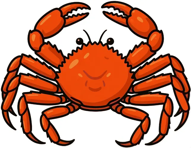 フリーAI画像, CC0 AI画像, イラスト（AI画像）, 動物（AI画像）, 甲殻類, 蟹（カニ）
