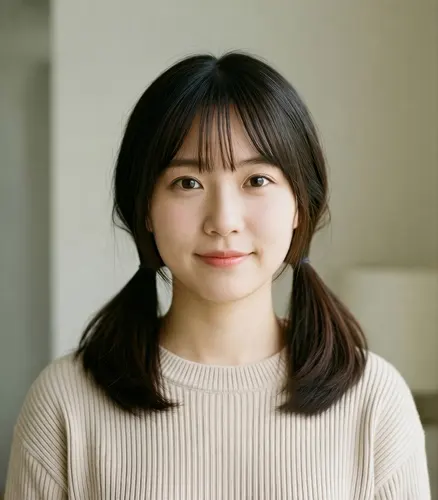 フリーAI画像, CC0 AI画像, 写真（AI画像）, 人物（AI画像）, 女性（AI画像）, アジア人女性, 若い女性, ポートレイト, ツインテール