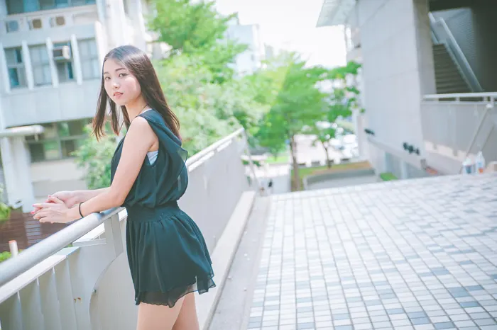 フリー写真, 人物（写真）, 女性（写真）, アジア人女性, 若い女性, ポートレイト, 台湾人, 台湾人女性（207）, ミニワンピース姿
