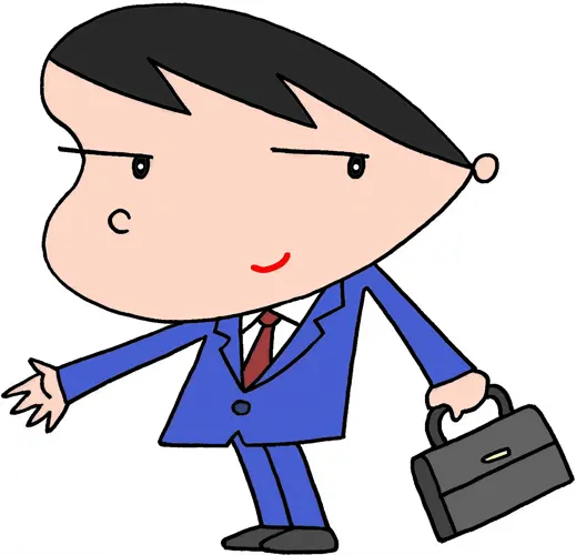 フリーイラスト, CC0 イラスト, 人物（イラスト）, 男性（イラスト）, ビジネス, ビジネスマン, サラリーマン, 仕事, 職業, メンズスーツ, ビジネスバッグ