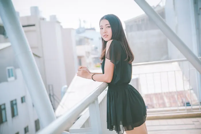 フリー写真, 人物（写真）, 女性（写真）, アジア人女性, 若い女性, ポートレイト, 台湾人, 台湾人女性（207）, ミニワンピース姿