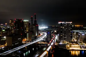 フリー写真 神戸の夜景