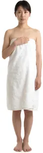 AI画像 バスタオルで体を巻いたアジア人女性