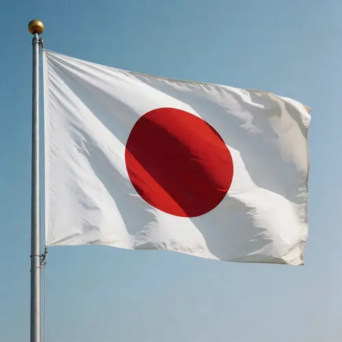 フリーAI画像, CC0 AI画像, 写真（AI画像）, 旗（フラッグ）, 日本の国旗（日の丸）, 日本