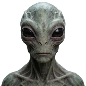 AI画像 宇宙人のポートレート