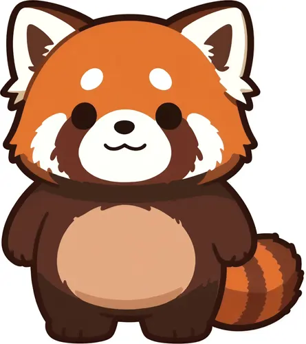 フリーAI画像, CC0 AI画像, イラスト（AI画像）, 動物（AI画像）, 哺乳類, アライグマ, 立つ（動物）