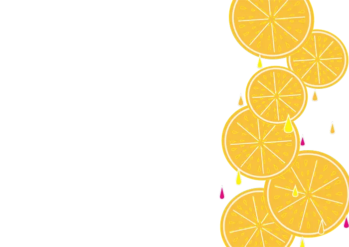 フリーイラスト, CC0 イラスト, ベクター, AI, 背景（イラスト）, 食べ物（イラスト）, 果物（フルーツ）, オレンジ