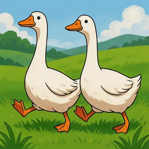 フリーAI画像, CC0 AI画像, イラスト（AI画像）, 動物（AI画像）, 鳥類, アヒル