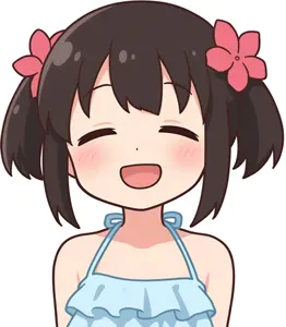 AI画像 笑っている女の子