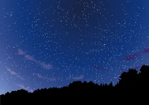 フリーイラスト 星空