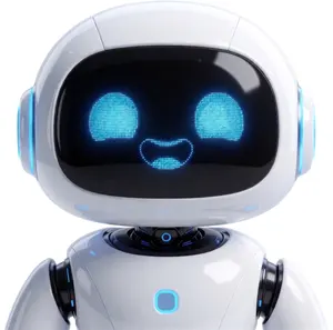 AI画像 笑顔のロボット