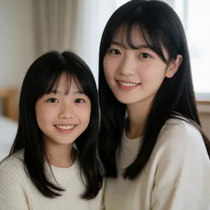 AI画像 姉妹