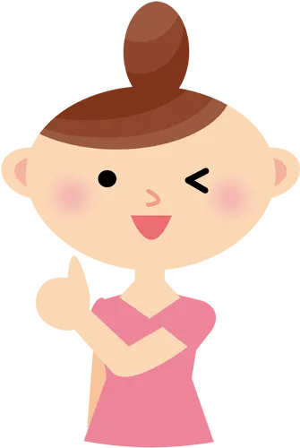 フリーイラスト, CC0 イラスト, ベクター, EPS, 人物（イラスト）, 女性（イラスト）, サムズアップ, いいね（グッド）