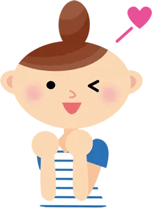 フリーイラスト 好きになる女性