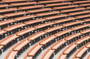 フリー写真 国立霞ヶ丘競技場の観客席