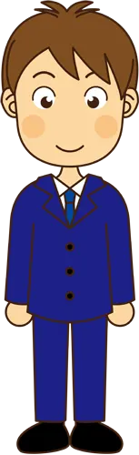 フリーイラスト, CC0 イラスト, ベクター, EPS, 人物（イラスト）, 男性（イラスト）, 若い男性, ビジネス, 仕事, 職業, ビジネスマン, サラリーマン, メンズスーツ, 全身（イラスト）