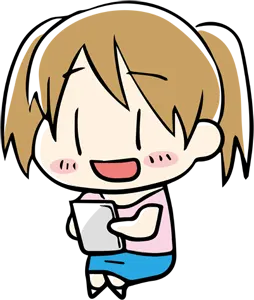 フリーイラスト スマホで遊ぶ女の子
