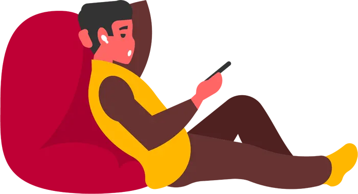フリーイラスト, CC0 イラスト, ベクター, AI, 人物（イラスト）, 男性（イラスト）, 音楽（イラスト）, 音楽鑑賞, イヤホン（イヤフォン）, スマートフォン（スマホ）