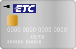 フリーイラスト ETCカード