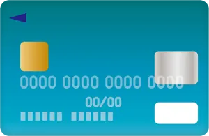 フリーイラスト クレジットカードの表面