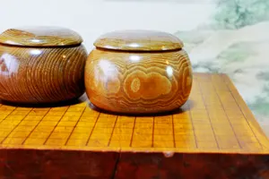 フリー写真 碁笥と碁盤