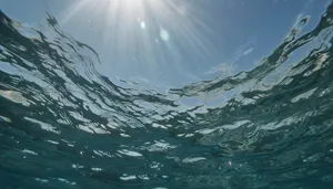 AI画像 水中